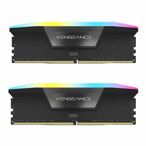رم کامپیوتر DDR5 دو کاناله 5600 مگاهرتز CL36 کورسیر مدل VENGEANCE RGB ظرفیت 64 گیگابایت